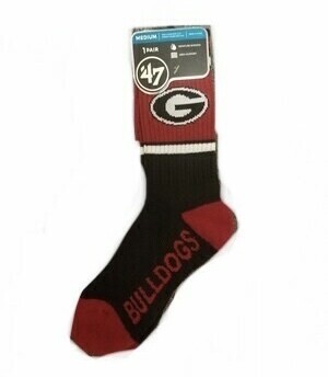 Georgia Bulldogs Adult 47 Brand Socks