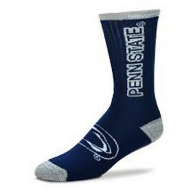 Penn State Nittany Lions Adult 4-Stripe Deuce Socks