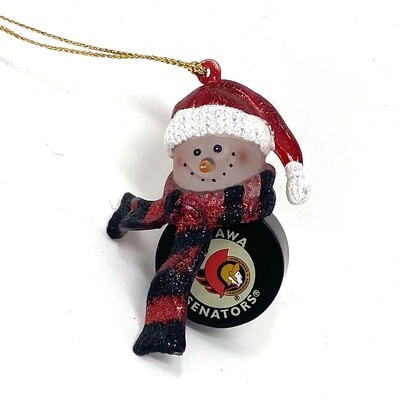 Ottawa Senators Christmas Ornaments Set of 4