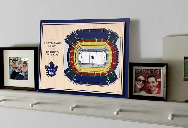 Toronto Maple Leafs 5 Layer StadiumViews 3D Wall Art