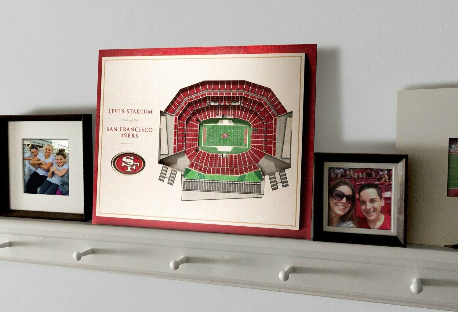 San Francisco 49ers 5 Layer StadiumViews 3D Wall Art
