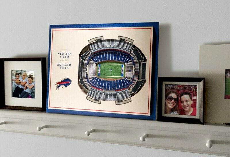 Buffalo Bills 5 Layer StadiumViews 3D Wall Art