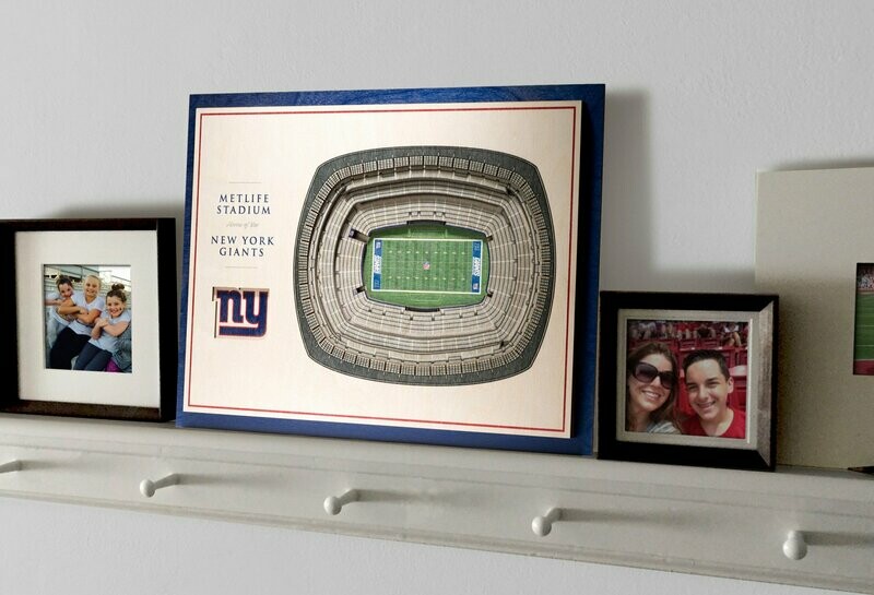New York Giants 5 Layer StadiumViews 3D Wall Art