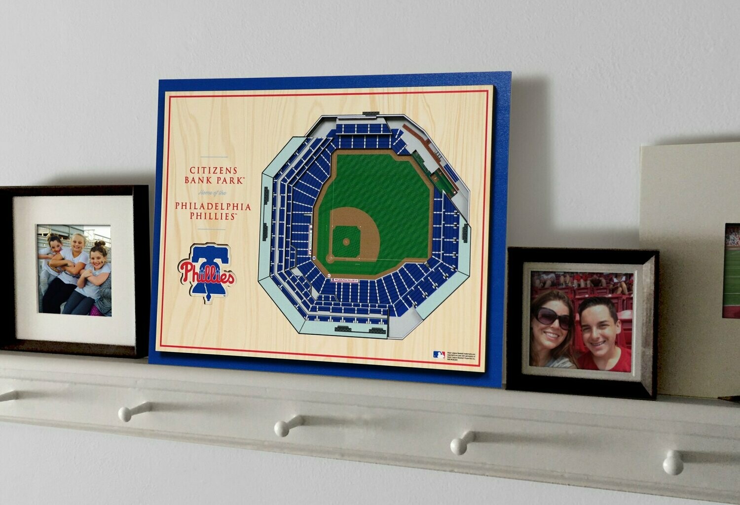 YouTheFan MLB Boston Red Sox 5-Layer Stadiumviews 3D Wooden Wall