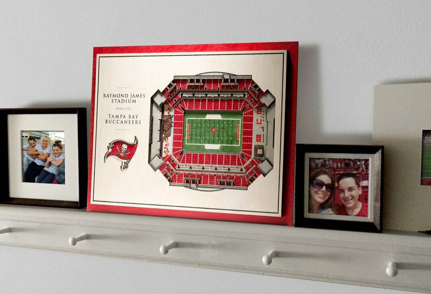 Tampa Bay Buccaneers 5 Layer StadiumViews 3D Wall Art