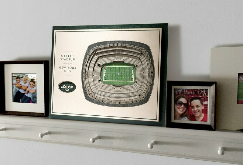 New York Jets 5 Layer StadiumViews 3D Wall Art