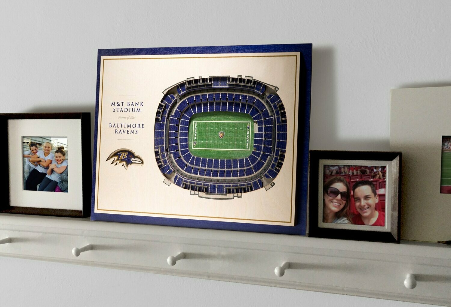 Baltimore Ravens 5 Layer StadiumViews 3D Wall Art