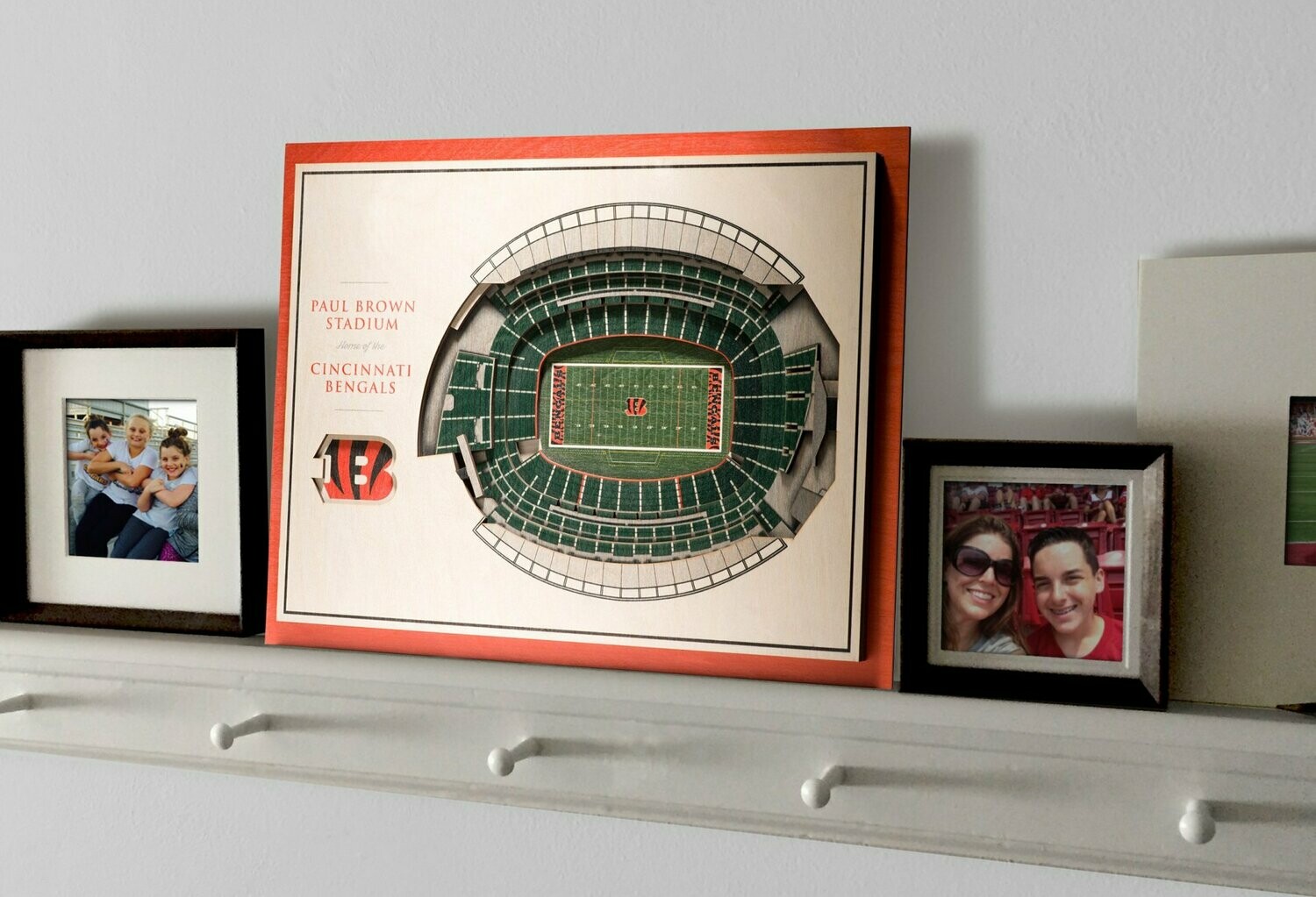 Cincinnati Bengals 5 Layer StadiumViews 3D Wall Art