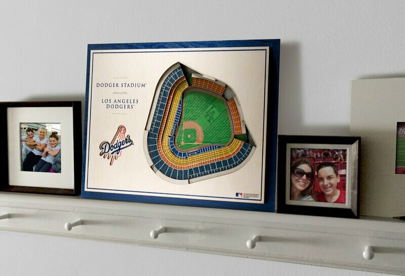 Los Angeles Dodgers 5 Layer StadiumViews 3D Wall Art