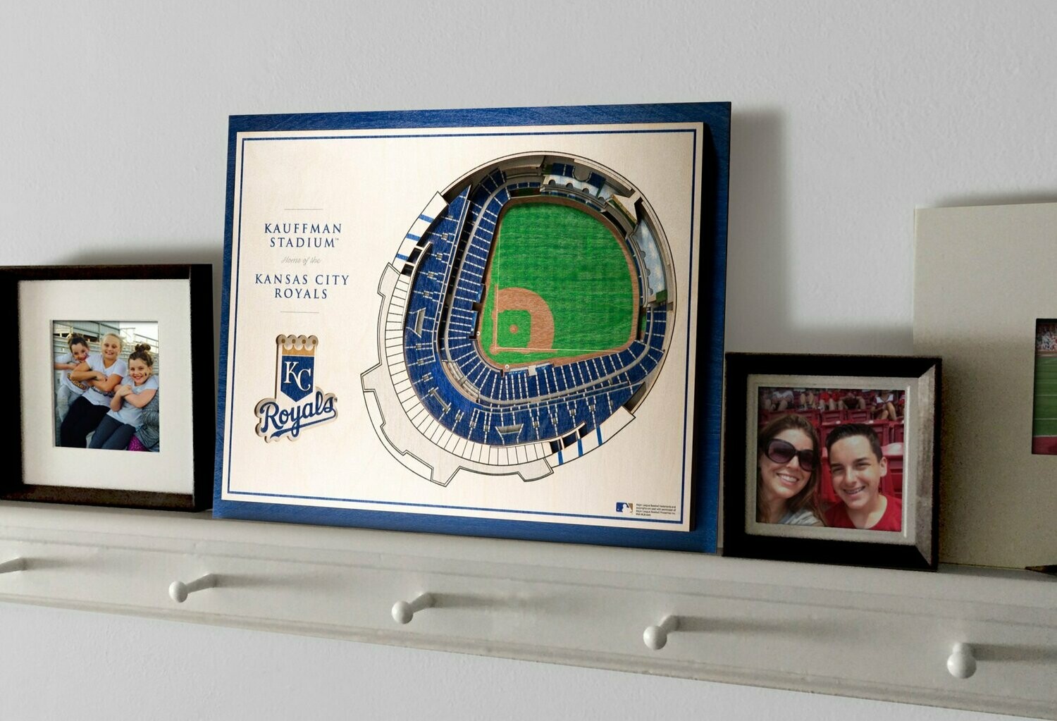 Kansas City Royals 5 Layer StadiumViews 3D Wall Art