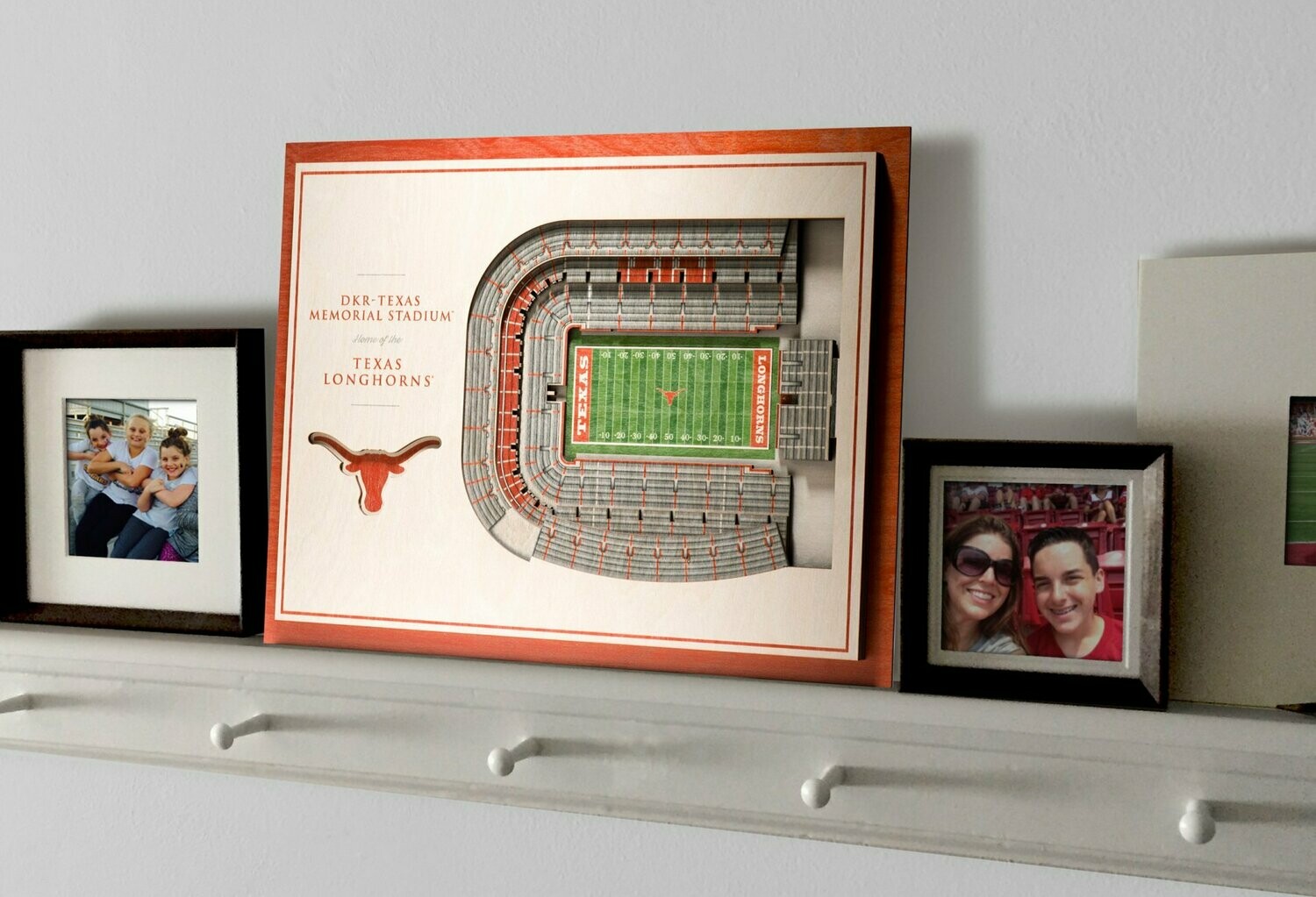 Texas Longhorns 5 Layer StadiumViews 3D Wall Art