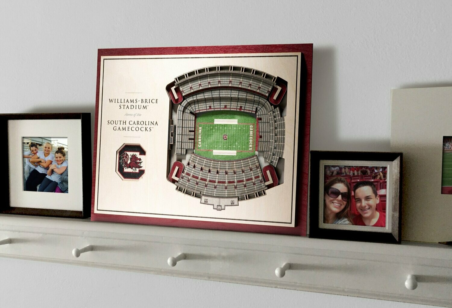 South Carolina Gamecocks 5 Layer StadiumViews 3D Wall Art