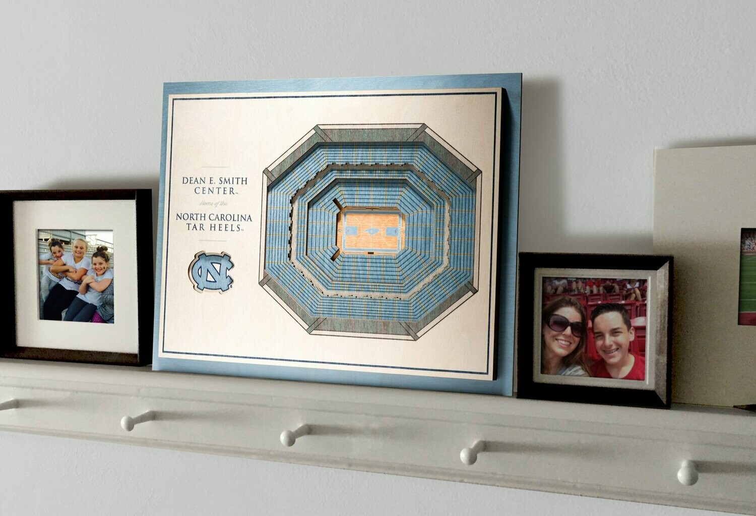 North Carolina Tar Heels 5 Layer StadiumViews 3D Wall Art
