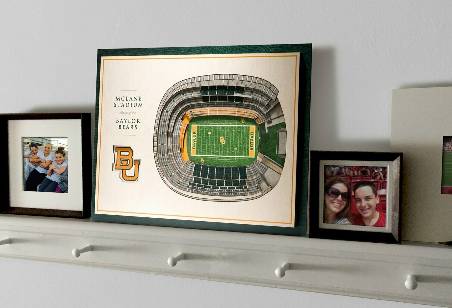 Baylor Bears 5 Layer StadiumViews 3D Wall Art