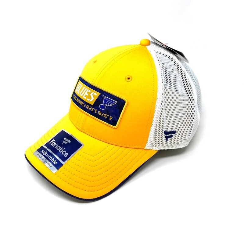 St. Louis Blues Men's Iconic Defender Snapback Adjustable Hat