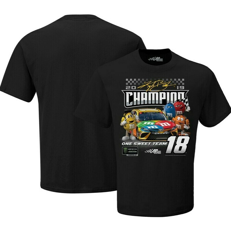 Kyle Busch Men’s Black 2019 Nascar Cup Series Champion T-Shirt