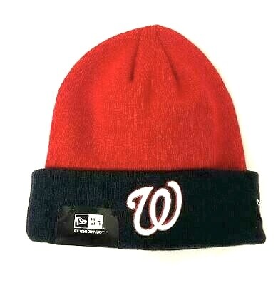 Washington Nationals Men's New Era Cuffed Knit Hat Washington Nationals Men's New Era Cuffed Knit Hat