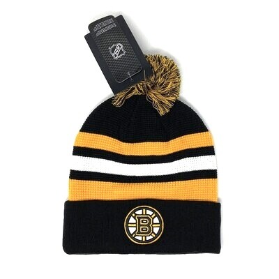 Boston Bruins Men’s Fanatics Cuffed Pom Knit Hat
