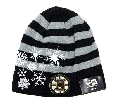 Boston Bruins Women's New Era Snowdrift Knit Hat