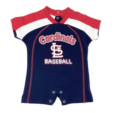 St. Louis Cardinals Newborn & Infant Little Slugger Romper Bodysuit