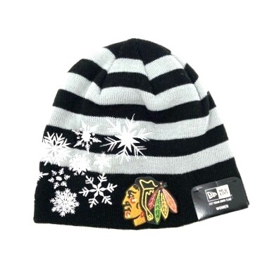 Chicago Blackhawks Women's New Era Snowdrift Knit Hat