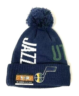 Utah Jazz Men’s New Era Cuffed Pom Knit Hat Utah Jazz Men’s New Era Cuffed Pom Knit Hat