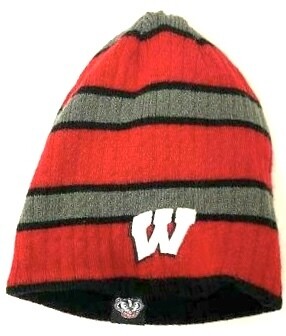 Wisconsin Badgers Men's Top of the World Knit Hat