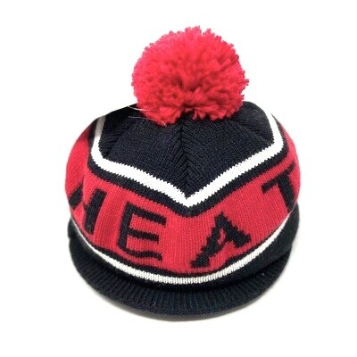 Miami Heat Men’s Mitchell & Ness Pom Knit Hat