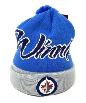 Winnipeg Jets Men’s Mitchell & Ness Cuffed Pom Knit Hat