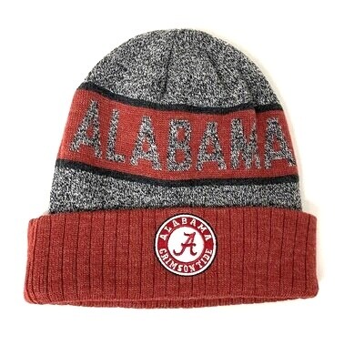 Alabama Crimson Tide Men's Top of the World Cuffed Knit Hat