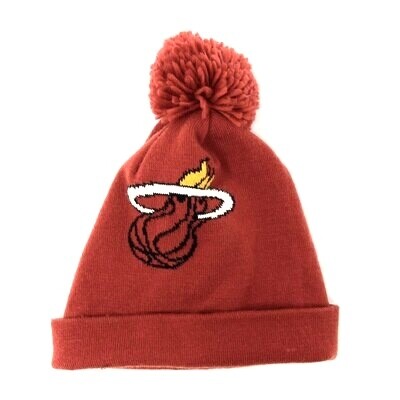 Miami Heat Men’s Adidas Cuffed Pom Knit Hat