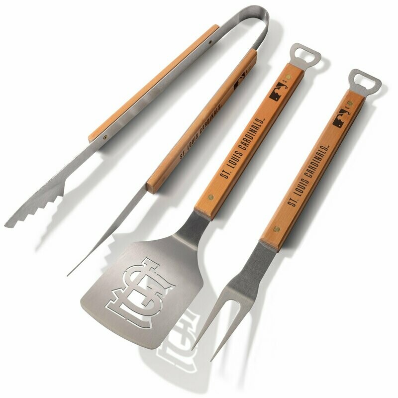 St. Louis Cardinals Classic Series 3-Piece BBQ Set St. Louis Cardinals Classic Series 3-Piece BBQ Set