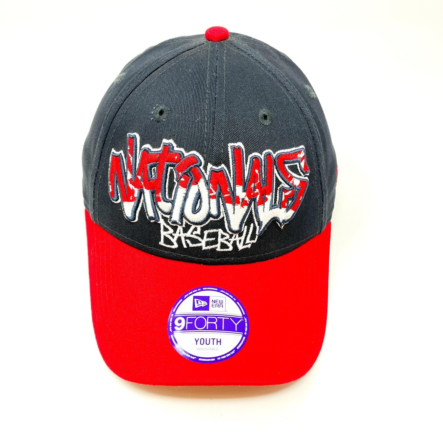 Washington Nationals New Era 9Forty Youth Adjustable Hat