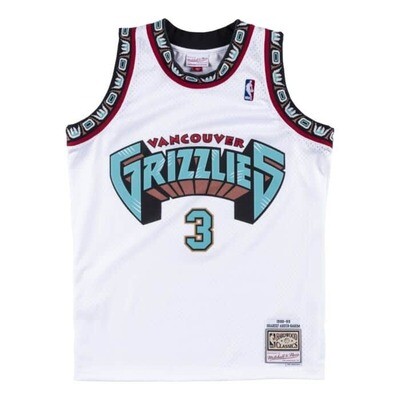 Vancouver Grizzlies Shareef Abdur-Rahim 1998-99 Men's White Mitchell & Ness Swingman Jersey