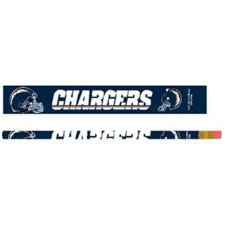 Los Angeles Chargers 6 Pack Pencils