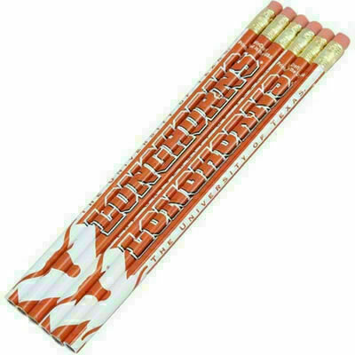 Texas Longhorns 6 Pack Pencils