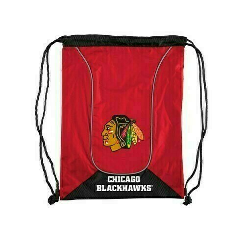 Chicago Blackhawks Double Header Drawstring Backpack