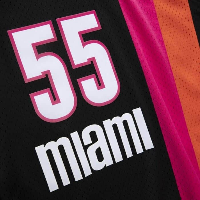 Miami Heat Jason Williams Black, Pink & Orange Jersey