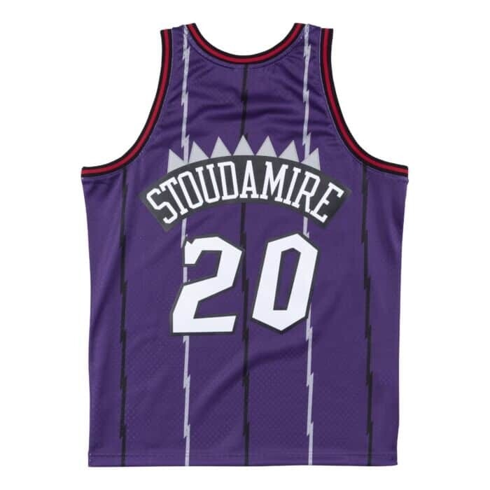 Raptors Damon Stoudamire 1995 96 Purple Swingman Jersey