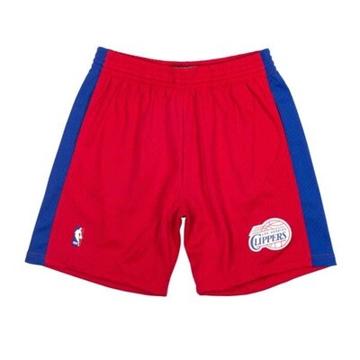 Los Angeles Clippers 00-01 Men's Red Mitchell & Ness Swingman Shorts