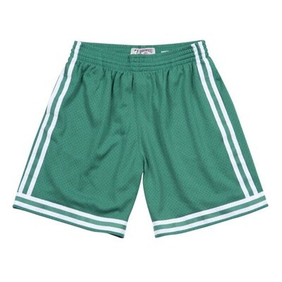 Boston Celtics 85-86 Men's Green Mitchell & Ness Swingman Shorts