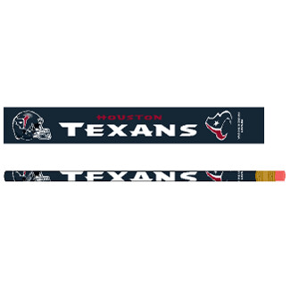 Houston Texans 6 Pack Pencils