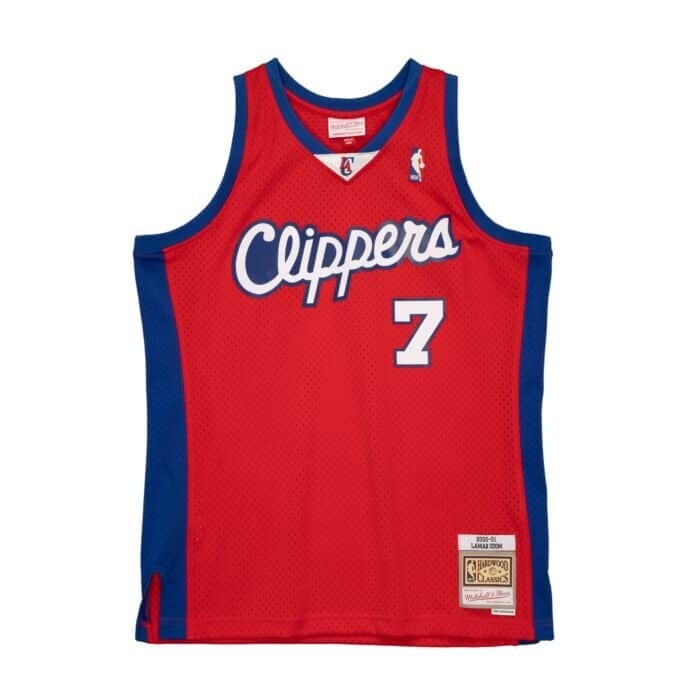 Los Angeles Clippers Lamar Odom 2000-01 Red Mitchell & Ness Men's Swingman Jersey