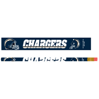 Los Angeles Chargers 6 Pack Pencils