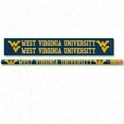 West Virginia Mountaineers 6 Pack Pencils