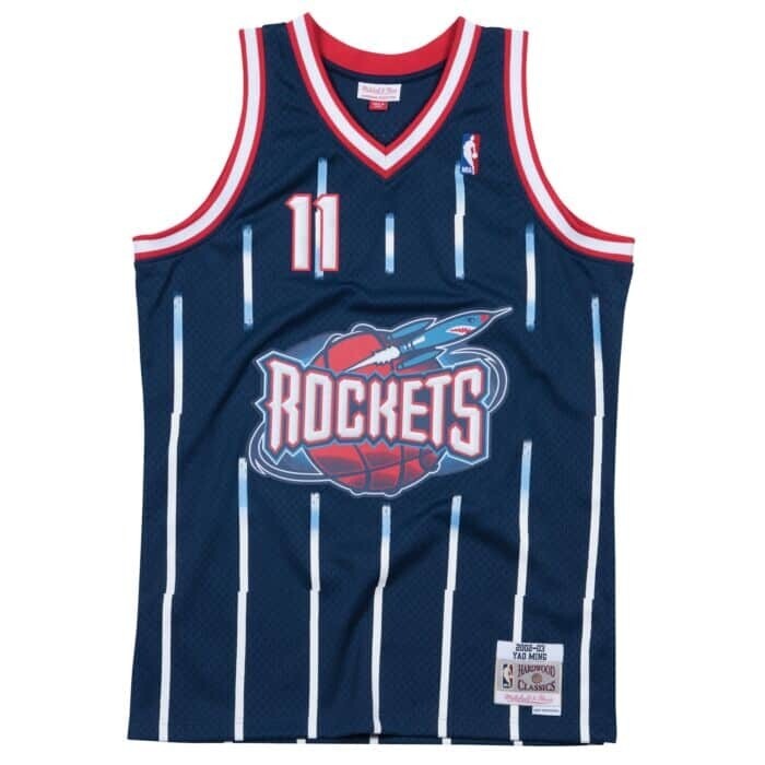 Houston Rockets Yao Ming 2002-03 Navy Blue Mitchell & Ness Men’s Swingman Jersey