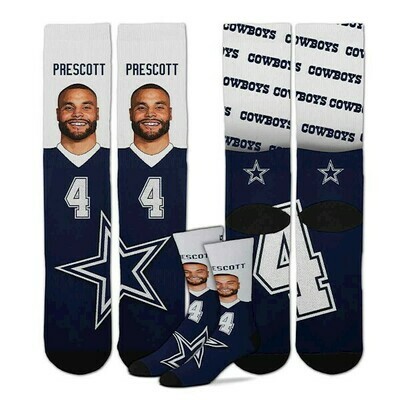 Dallas Cowboys Dak Prescott Men's Champs Socks