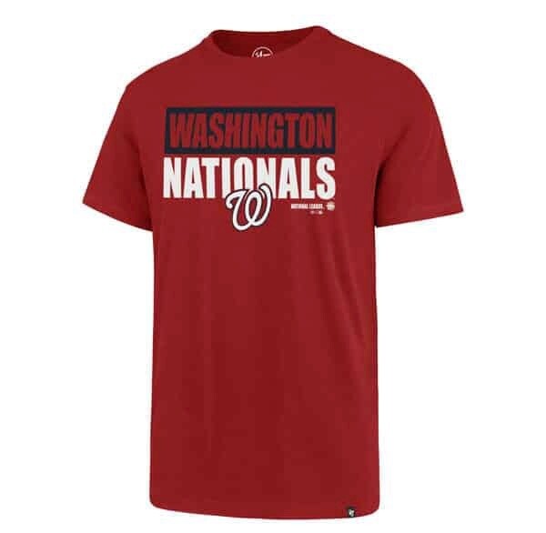 Washington Nationals Men's Majestic Triple Peak T-Shirt