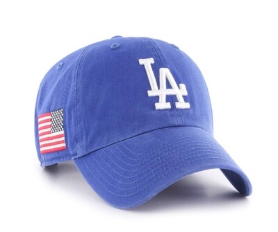 Los Angeles Dodgers Men’s Heritage 47 Brand Clean Up Adjustable Hat