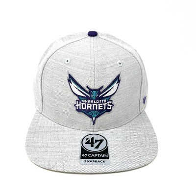 Charlotte Hornets Men’s 47 Brand Captain Snapback Hat